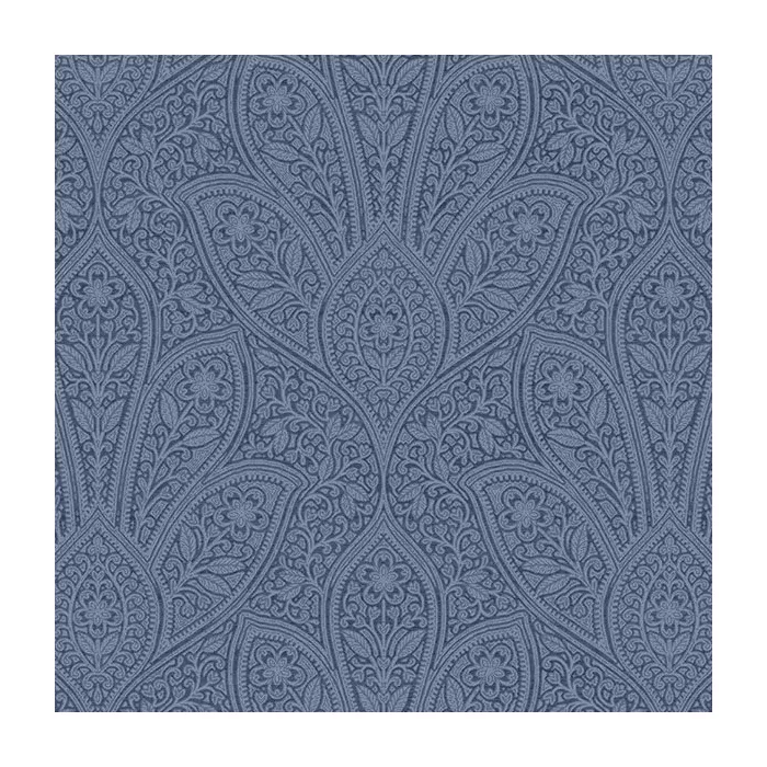Distressed Paisley Wallpaper Navy Blue, Navy, Indigo, Indigo Blue Norwall Wallcovering FH37546