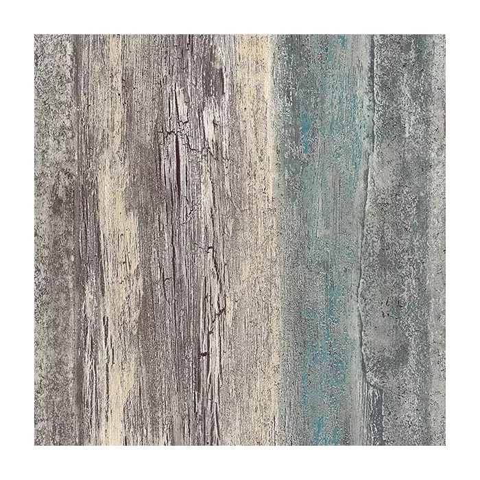 Reclaimed Boards Wallpaper Teal, Beige, Grey Norwall Wallcovering 35328