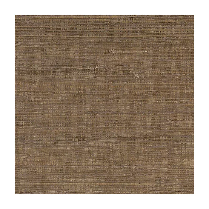 Extra Fine Raw Jute with Pearl Wallpaper Brown, Pearl Norwall Wallcovering 488-421