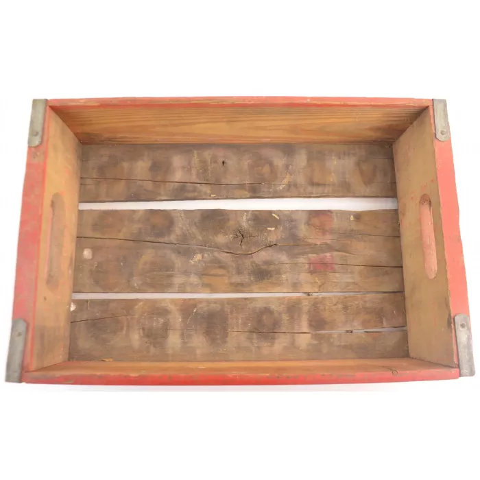 Coca Cola Crate - Red Wooden Coke Carrier