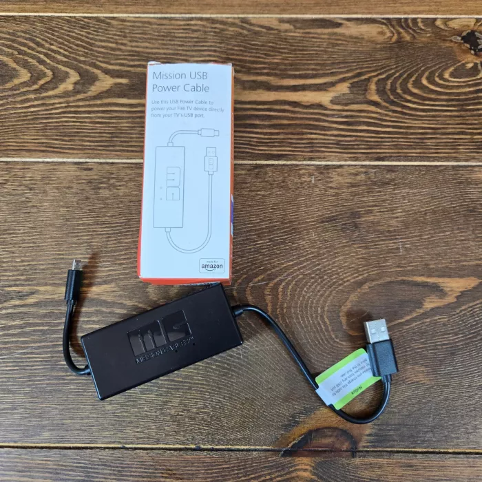 USB Power Cable Made for Amazon Firestick (Eliminates the Need for AC Adapter)