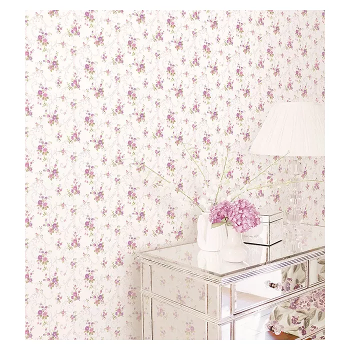 Rhiannon Trail Wallpaper Purple, Pink, Green Norwall Wallcovering PP35510