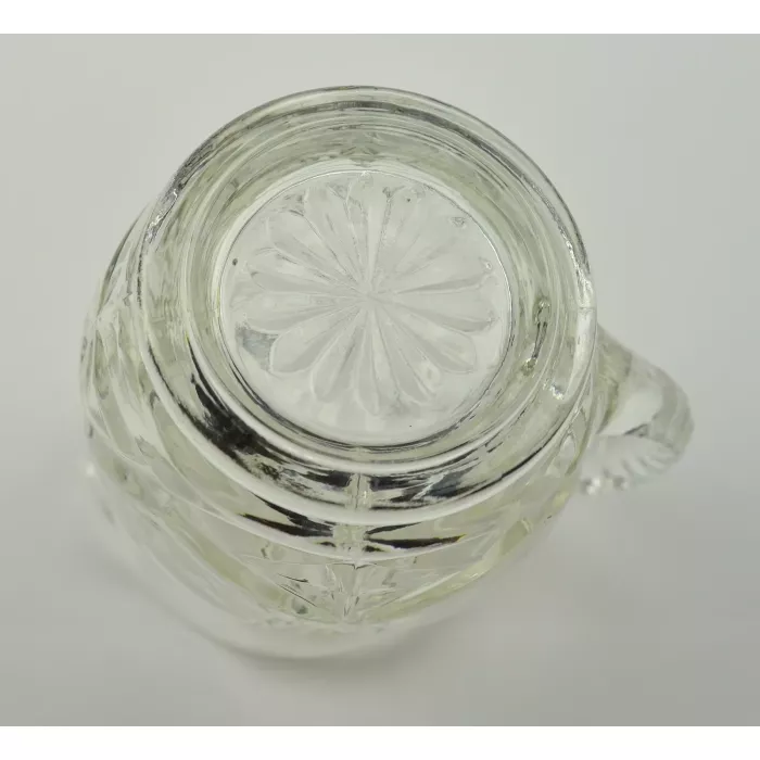 Anchor Hocking - Prescut Clear Pattern - Pint Pitcher - 5.25" Tall
