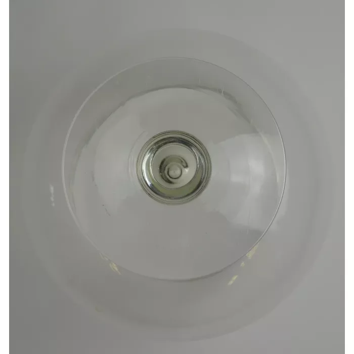 Vintage Clear Glass Large Fish / Cocktail Bowl - 11" Tall