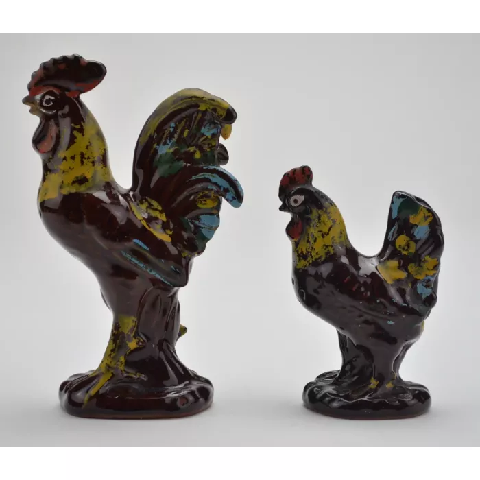 Vintage Rooster Salt & Pepper Shakers