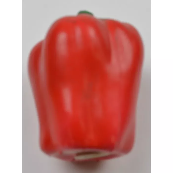Vintage Red & Green Peppers Plastic Salt & Pepper Shakers With Basket