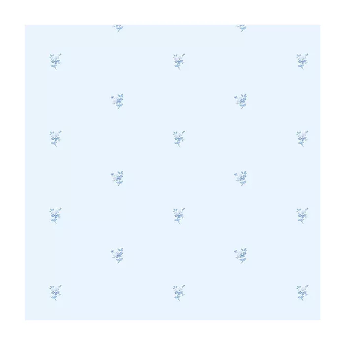 Mini Daisy Wallpaper Blue Norwall Wallcovering PR33846
