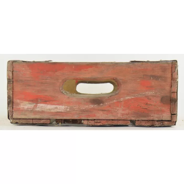 Coca Cola Crate - Red Wooden Coke Carrier - 1978 Signer