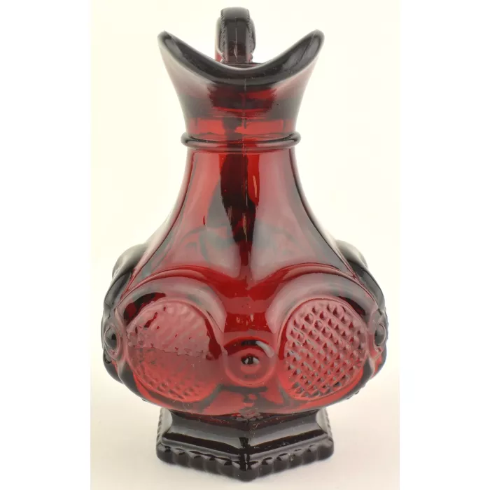 Avon Crystal - 1876 Cape Cod Ruby - Cruet No Stopper - 4.75" Tall