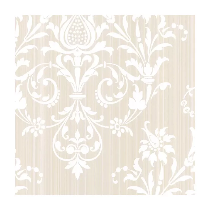 Constantine Wallpaper Pearl, Beige Norwall Wallcovering CS27364