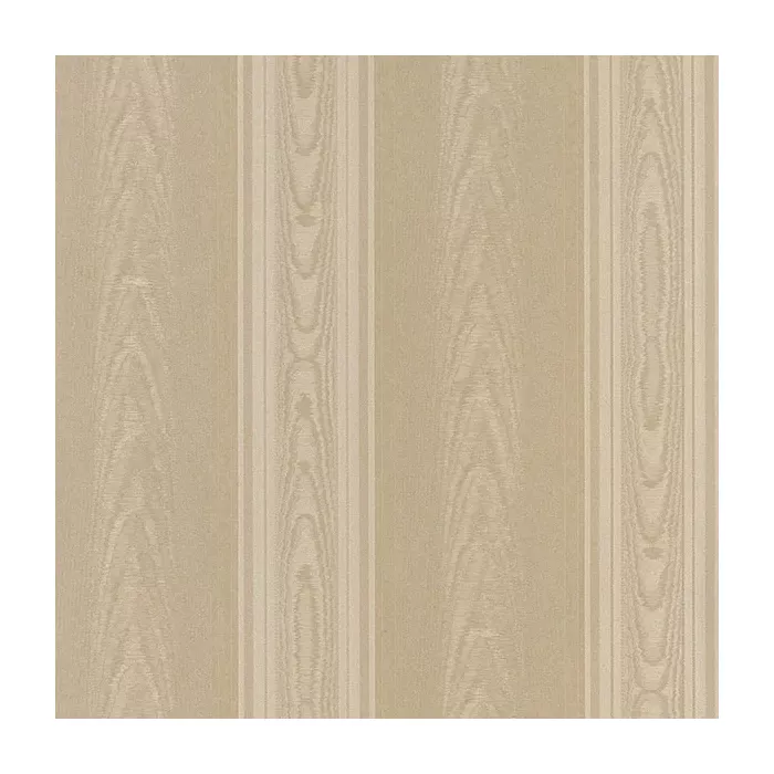 Medium Moiré Stripe Wallpaper Metallic Gold Norwall Wallcovering SK34756