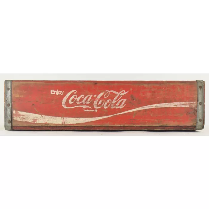 Coca Cola Crate - Red Wooden Coke Carrier