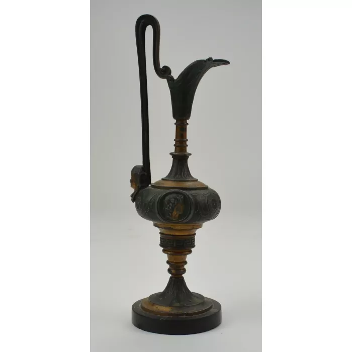Antique Victorian Metal Urn - 11" Tall