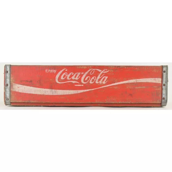 Coca Cola Crate - Red Wooden Coke Carrier - 1978 Temple Chattanooga