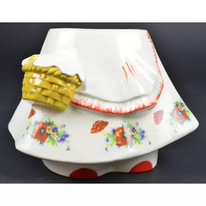 Ceramic Red Riding Hood Cookie Jar - Reproduction Of Original McCoy
