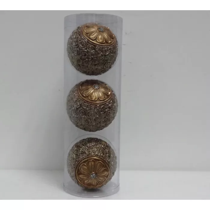 D'Lusso Designs - Roses Collection - Decorative Orbs Set