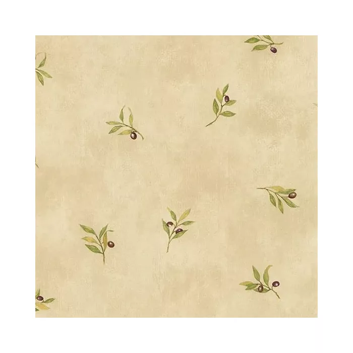 Olive Sidewall Wallpaper Cream, Green, Purple Norwall Wallcovering KK26718