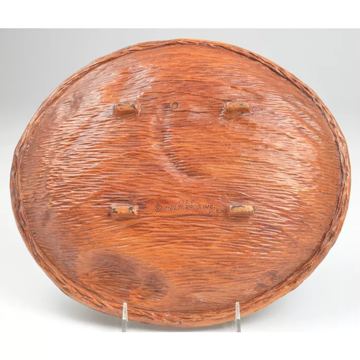 Vintage Decorative Hawaiian 1958 Souvenir Plate - 12" Round