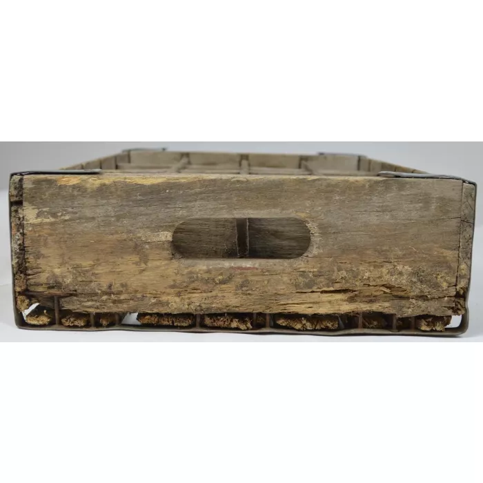 Vintage Wood Soda Crate - Holds 24 Bottles - 18.5" Long