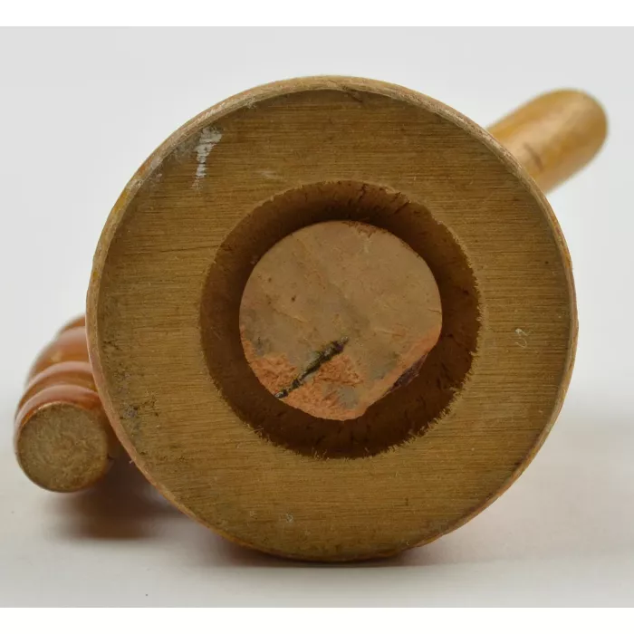 Vintage Wood Tea Pots Salt & Pepper Shakers - 3" Tall