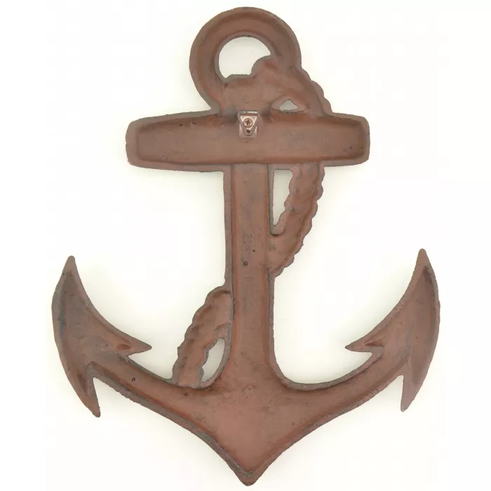 Cast Iron Boat Anchor Sign - Captain's Quarters
