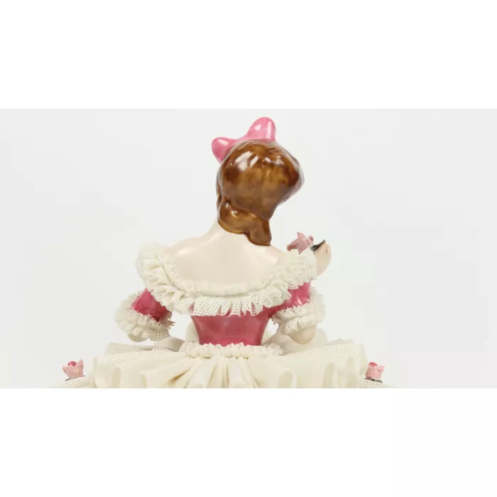 Dresden Doll Lady Sitting