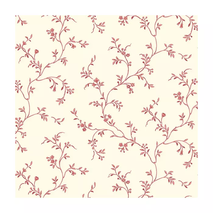 Allison's Trail Wallpaper Red, Cream Norwall Wallcovering AB27625