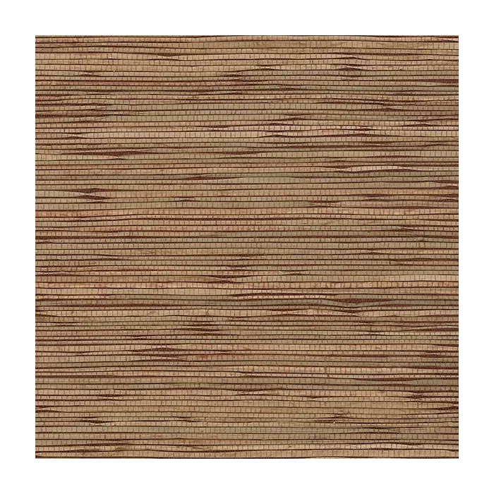 Fine Seagrass Wallpaper Red, Green, Brown Norwall Wallcovering 488-404