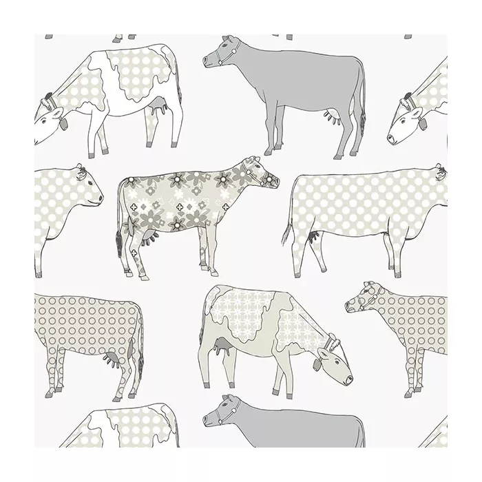 Cow Parade Wallpaper Green Norwall Wallcovering KE29952