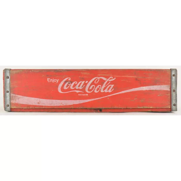 Coca Cola Crate - Red Wooden Coke Carrier - 1978 Temple Chattanooga