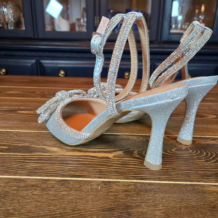 Women's Carmin Pumps Bow & Rhinestones Memory Foam Insole