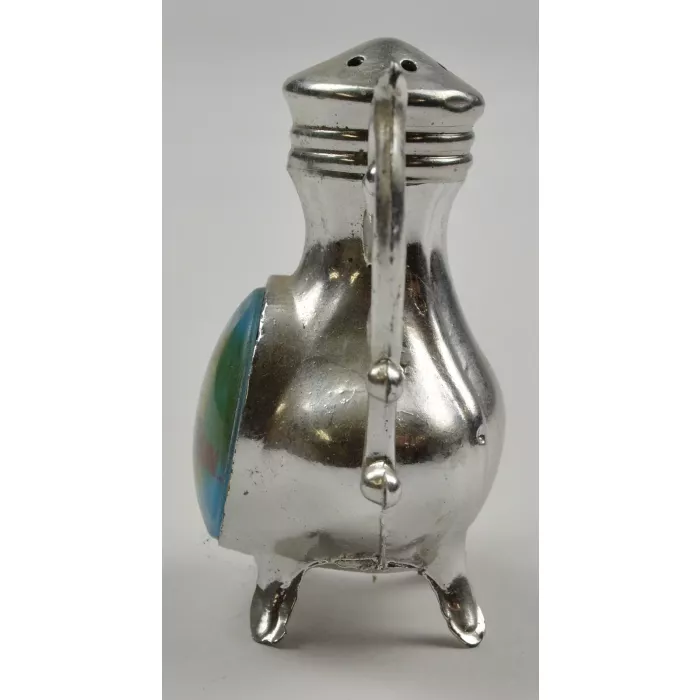 Kings Island Metal Eiffel Tower Tea Pot Salt  Shaker - 2.75" Tall