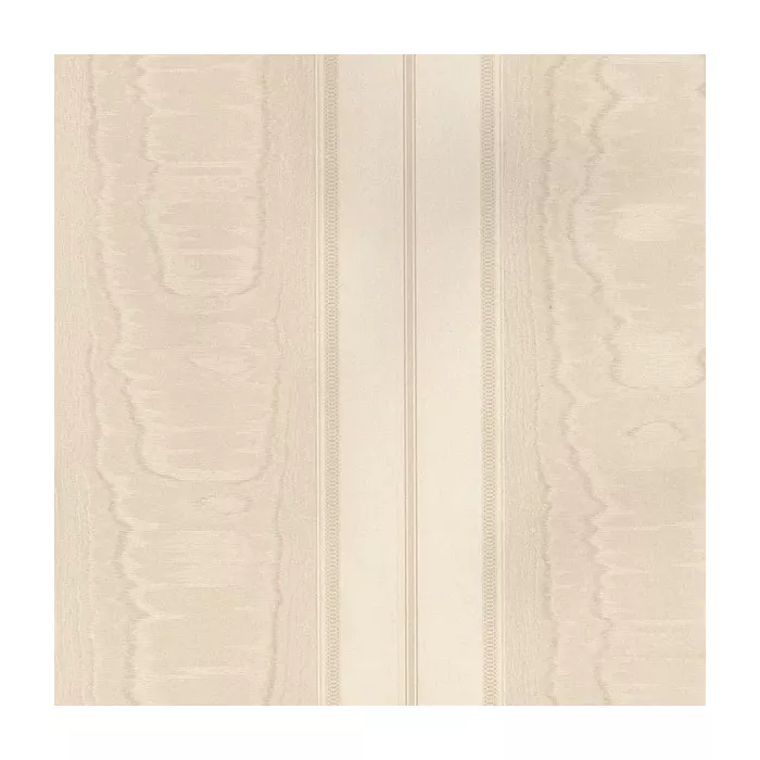Wide Moiré Wallpaper Cream Norwall Wallcovering SK34714