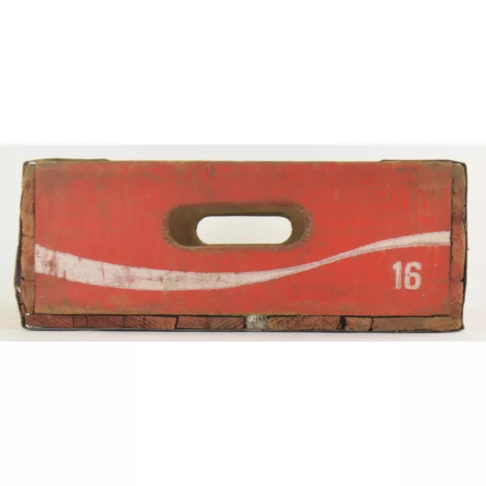 Coca Cola Crate - Red Wooden Coke Carrier - Woodstock 1980 Charleston S.C.