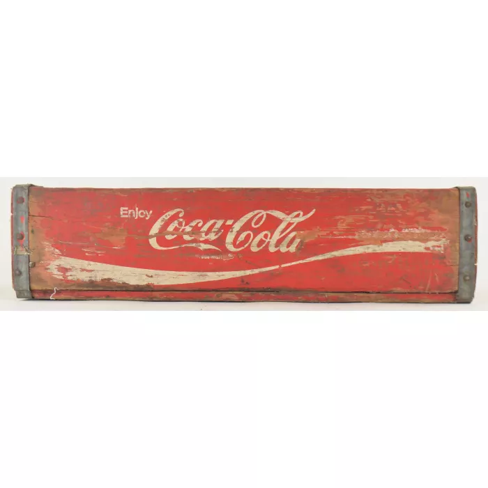 Coca Cola Crate - Red Wooden Coke Carrier