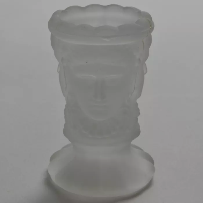 Wright Glass - Three Face Pattern - Toothpick Holder