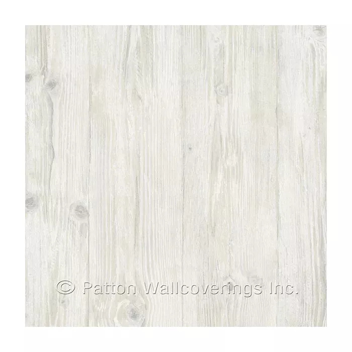 Woodgrain Wallpaper Cream, Gray Norwall Wallcovering LL29501