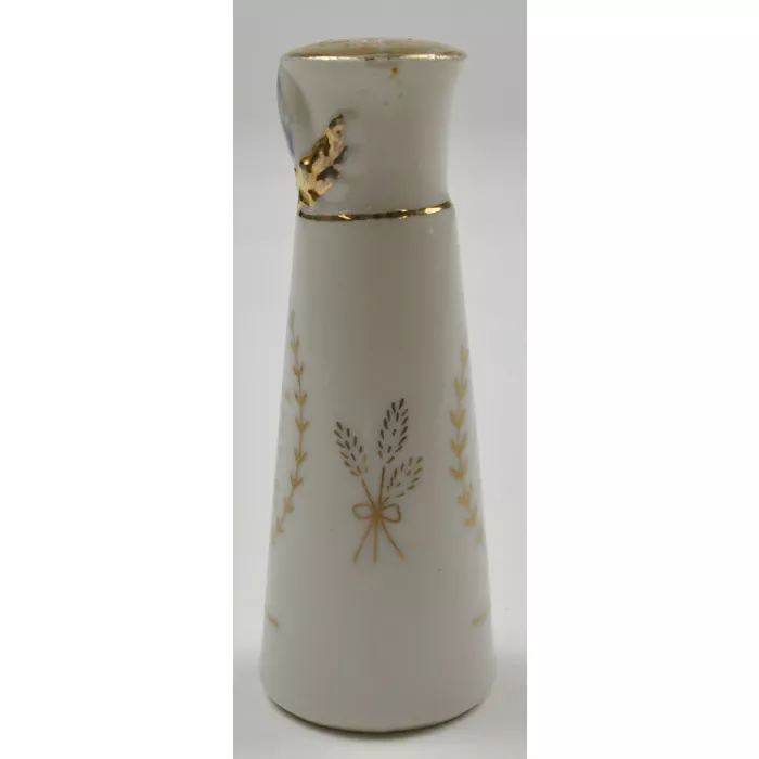 Vintage Grace Before Meals Ceramic Salt Shaker - 4" Tall