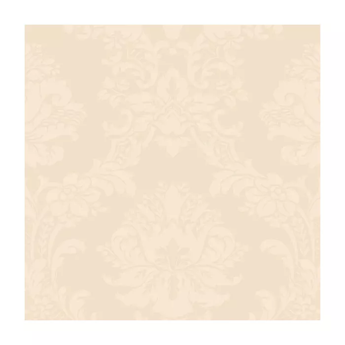 Document Damask Wallpaper Cream, Pearl Norwall Wallcovering SL27539