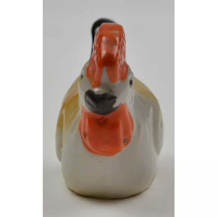Vintage Ceramic Rooster Mini Salt Shaker - 1.375" Tall