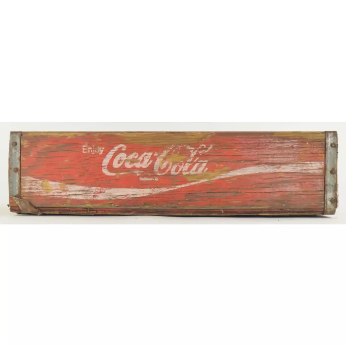 Coca Cola Crate - Red Wooden Coke Carrier - 1974 Chattanooga