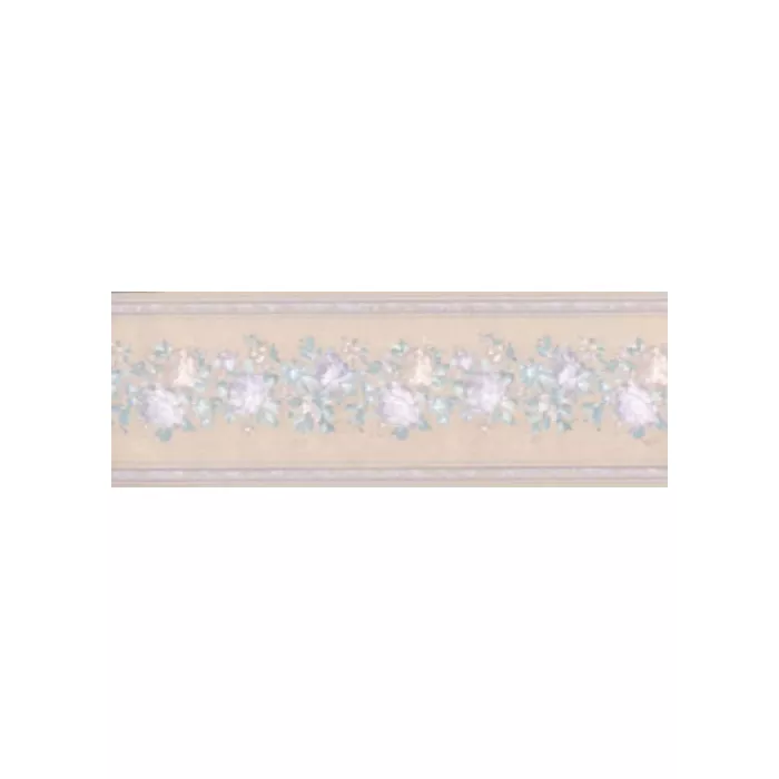 Purple-Light-Reflective-Flower-Wallpaer-Border-88331