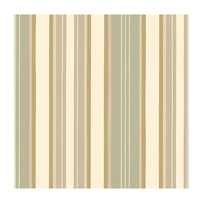 Textured Stripe Wallpaper Metallic Gold, Green, Tan, Cream Norwall Wallcovering SD25661