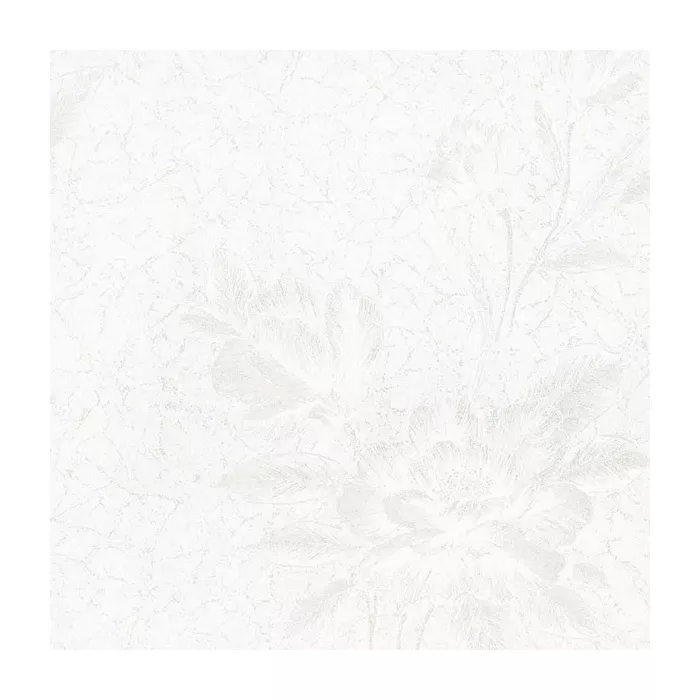 In Register Grand Floral Wallpaper Pearl, White Norwall Wallcovering MD29448