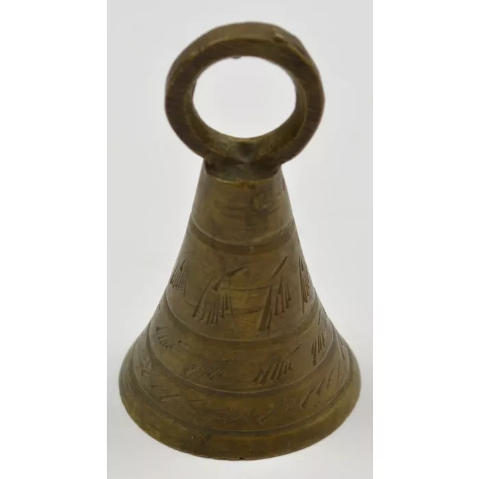 Vintage Decorative Collectible Brass Bell - 2.375" Tall