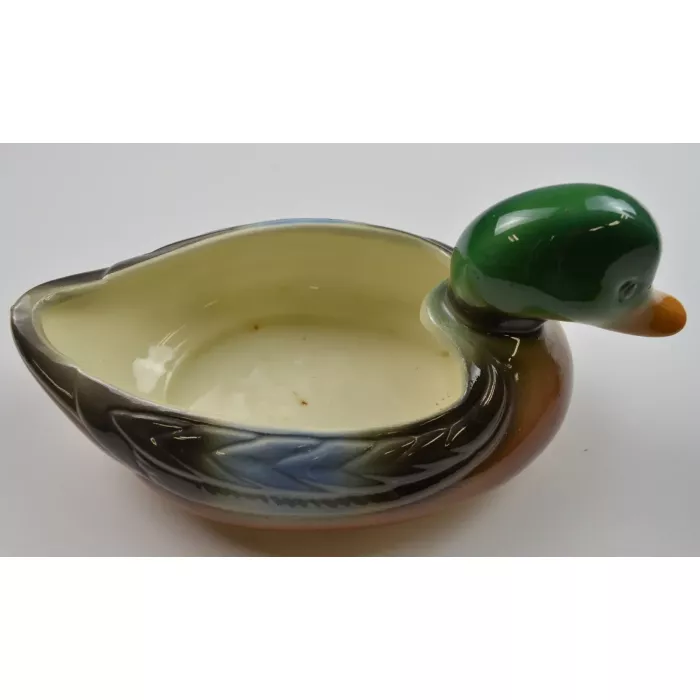 Mallard Duck Pottery Planter - Marked USA #830 - 5.5" Tall