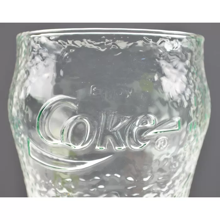 Coca Cola Green Bell Soda Glasses - Set Of Three - Coke - 6.5" Tall