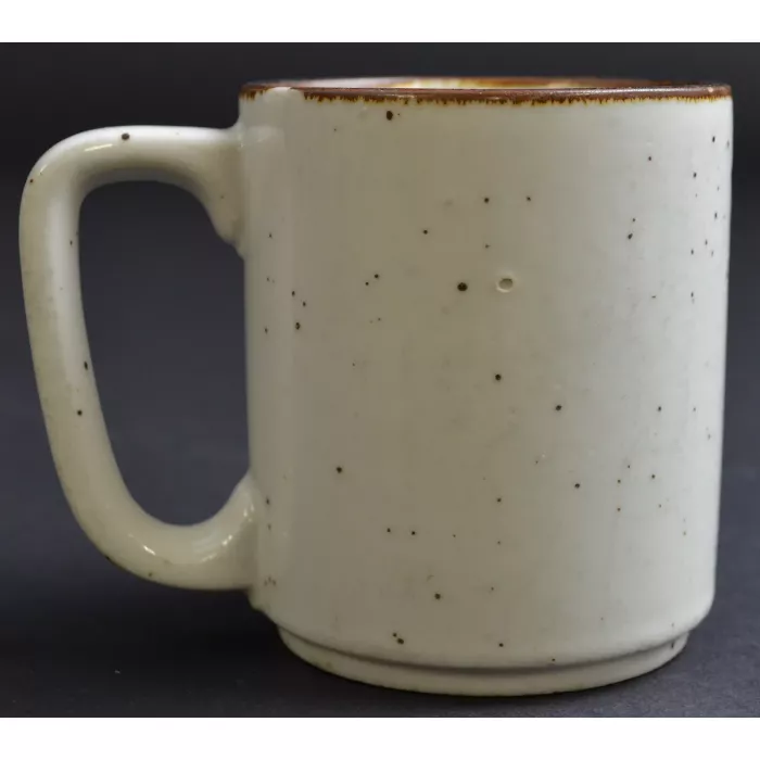 Hand Painted Floral Pattern Coffee Mug - Pottery - 3.5" Tall
