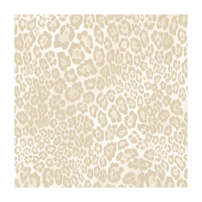 Shades of Beige Cheetah Print Wallpaper Beige, Light Off White Norwall Wallcovering G67464