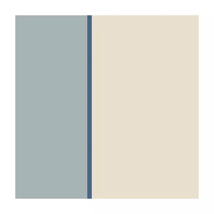 XL Stripe Wallpaper Navy, Blue, Beige Norwall Wallcovering SY33969